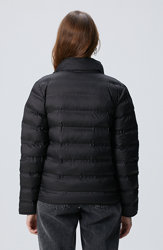 Siyah Puffer Mont