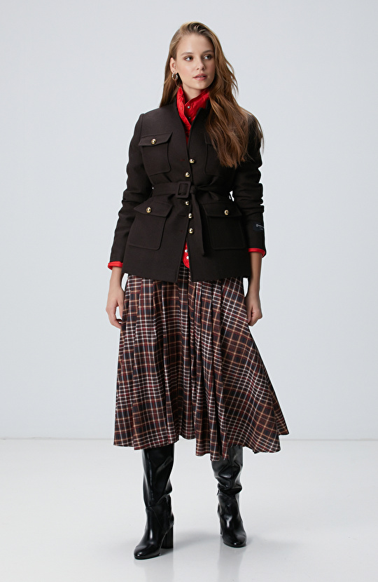 Kırmızı Puffer Mont