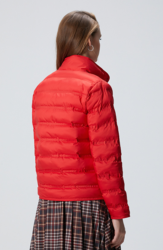 Kırmızı Puffer Mont