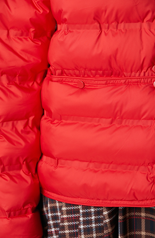 Kırmızı Puffer Mont
