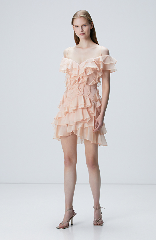 Somon Mini Abiye Elbise