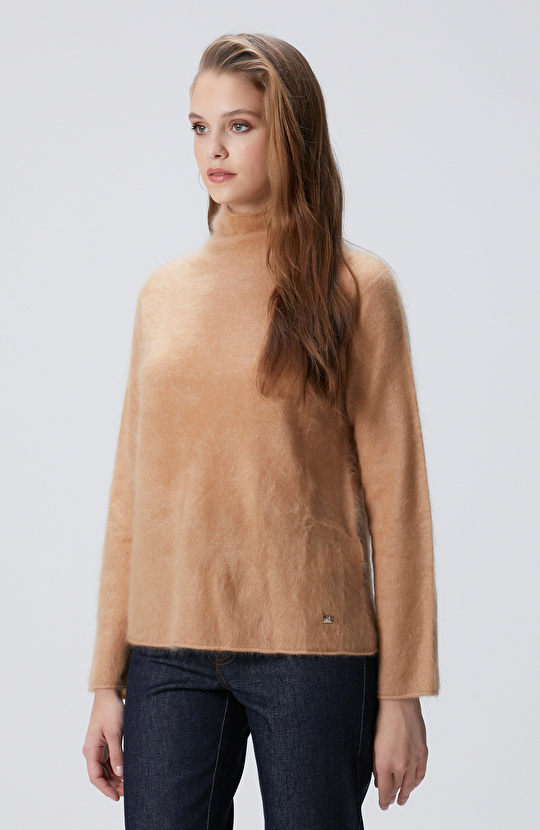 Limited Kahverengi Kaşmir Kazak