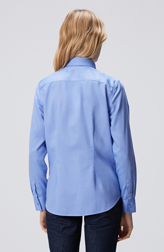 Non-Iron Mavi Gömlek