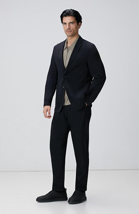 N-Tech Haki Fermuarlı Örme Gömlek