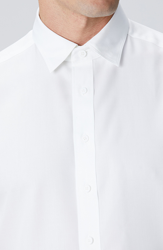 Beyaz Lyocell Gömlek