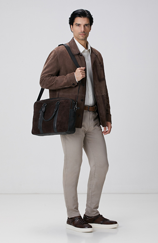 Kırık Beyaz Çizgili Gömlek