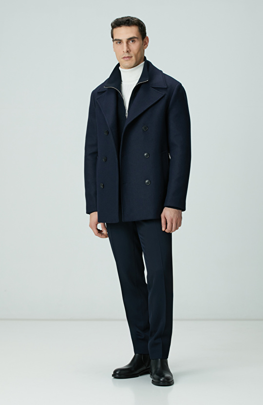 Kırık Beyaz Balıkçı Yaka Triko Kazak