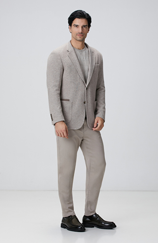 Bej Yün Karışımlı Kazak