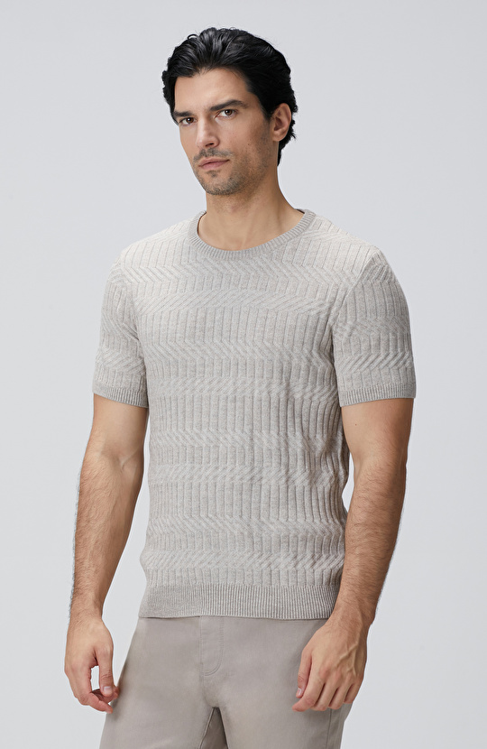 Bej Yün Karışımlı Kazak