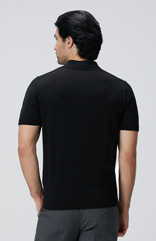 Siyah Basic Triko Kazak