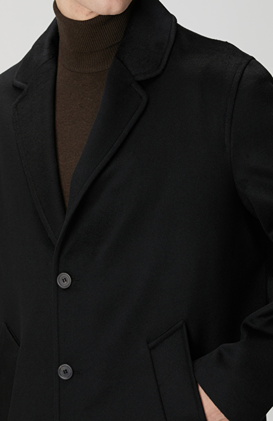 Siyah Limited Yün Palto