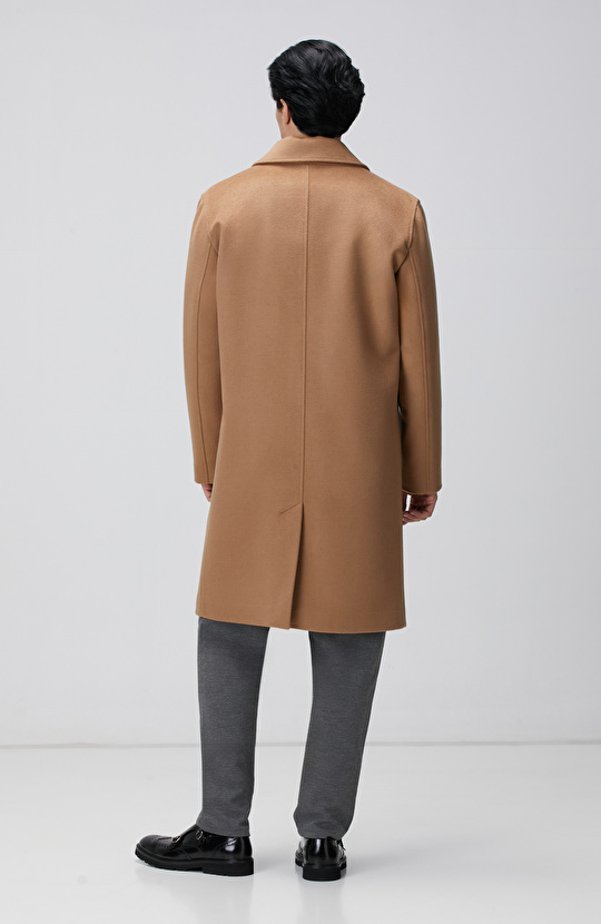 Limited Camel Yün Palto