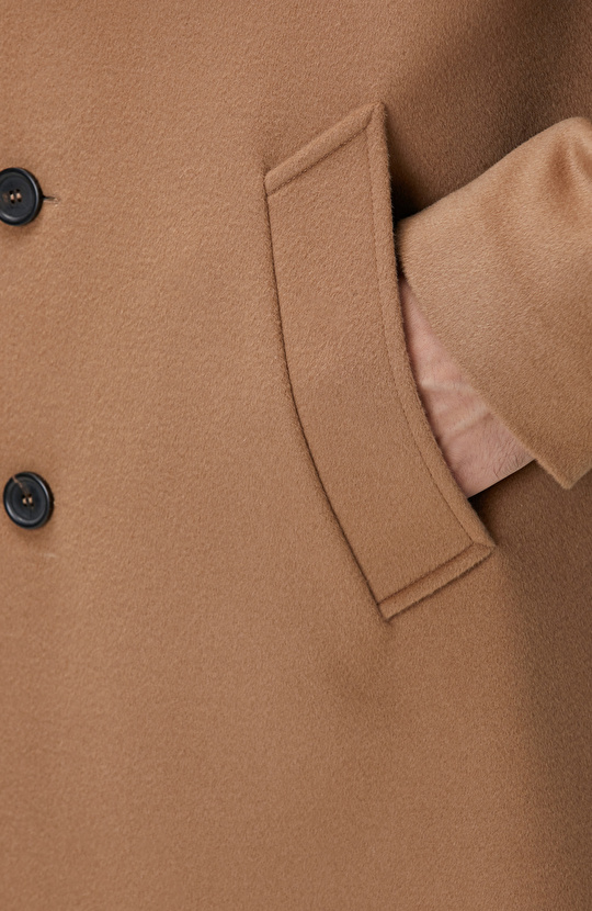 Limited Camel Yün Palto