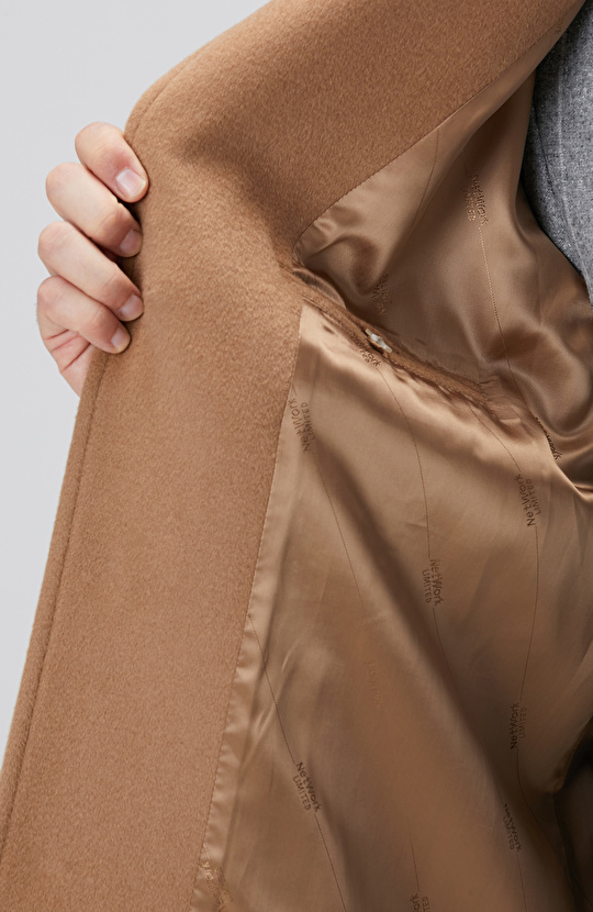 Limited Camel Yün Palto