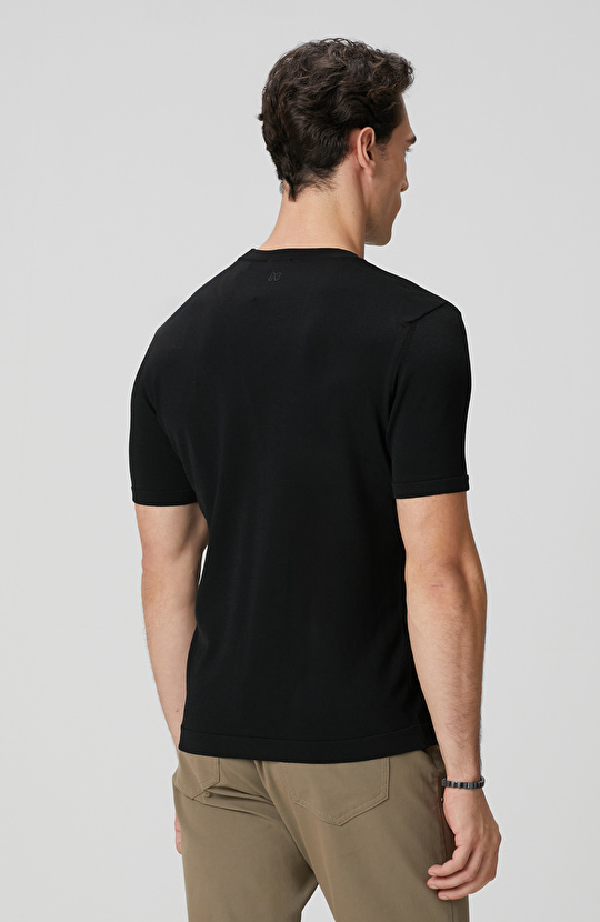 Siyah Basic Triko Kazak