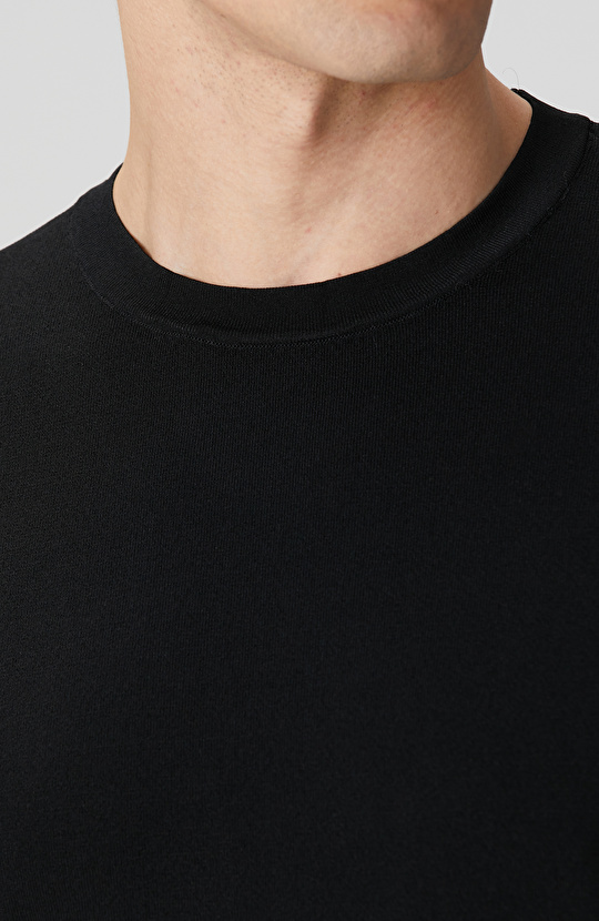 Siyah Basic Triko Kazak