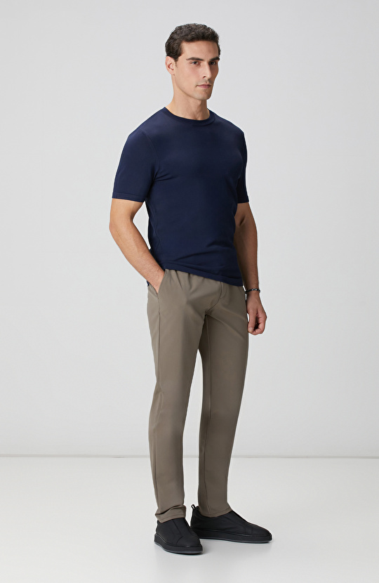 Lacivert Basic Triko Kazak