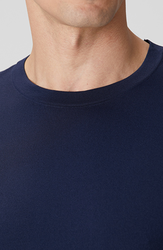 Lacivert Basic Triko Kazak