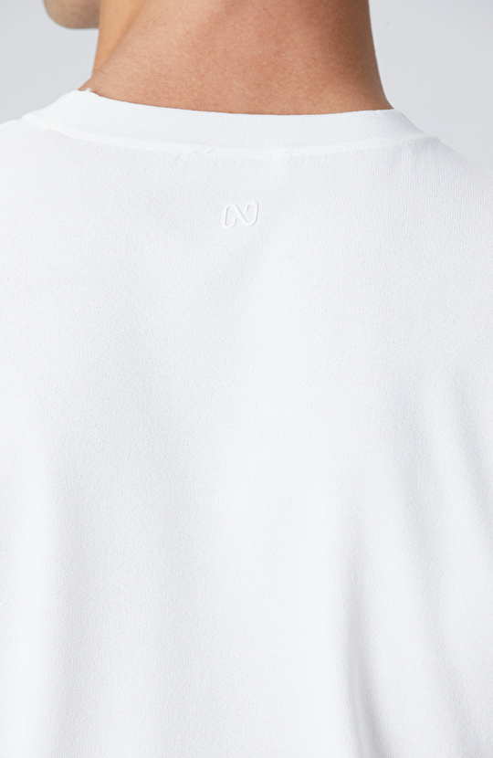 Kırık Beyaz Basic Triko Kazak