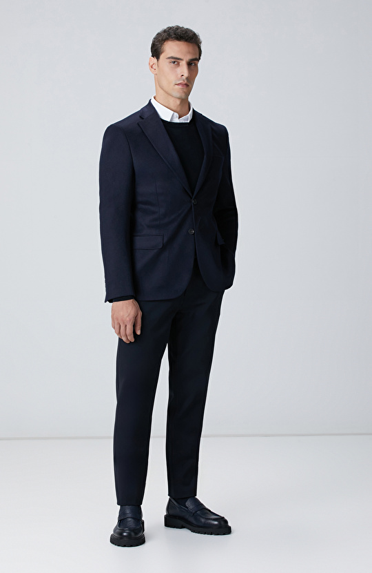 Limited Lacivert Kaşmir Ceket