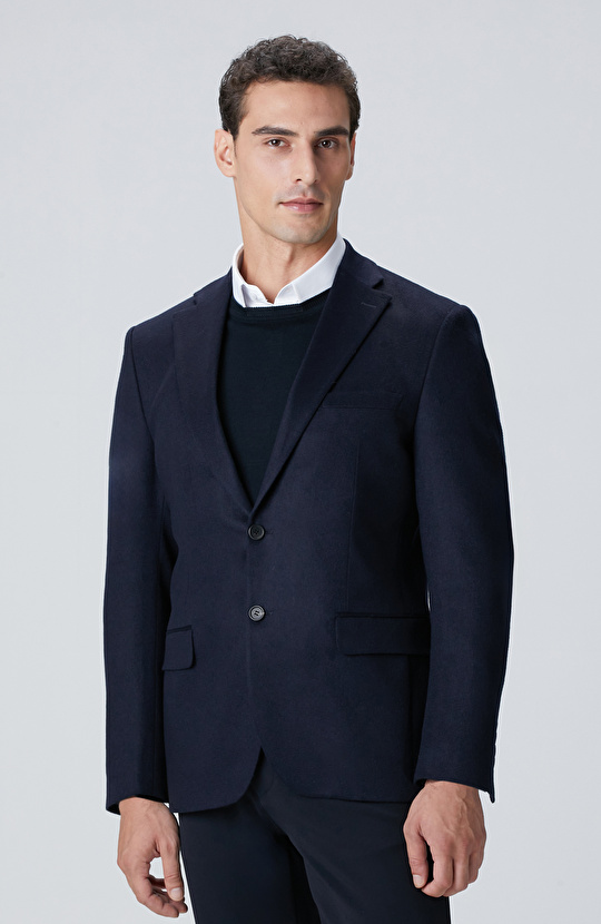 Limited Lacivert Kaşmir Ceket