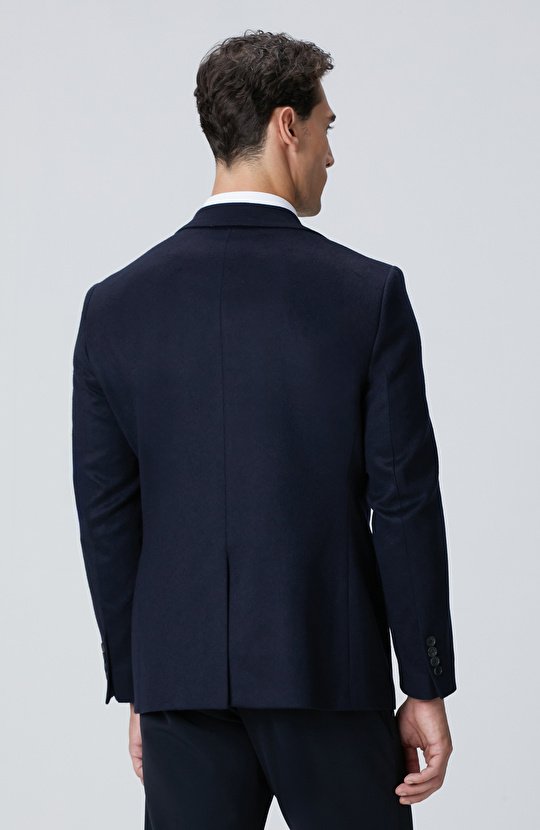Limited Lacivert Kaşmir Ceket