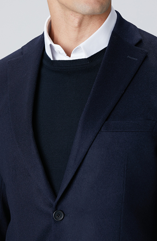 Limited Lacivert Kaşmir Ceket