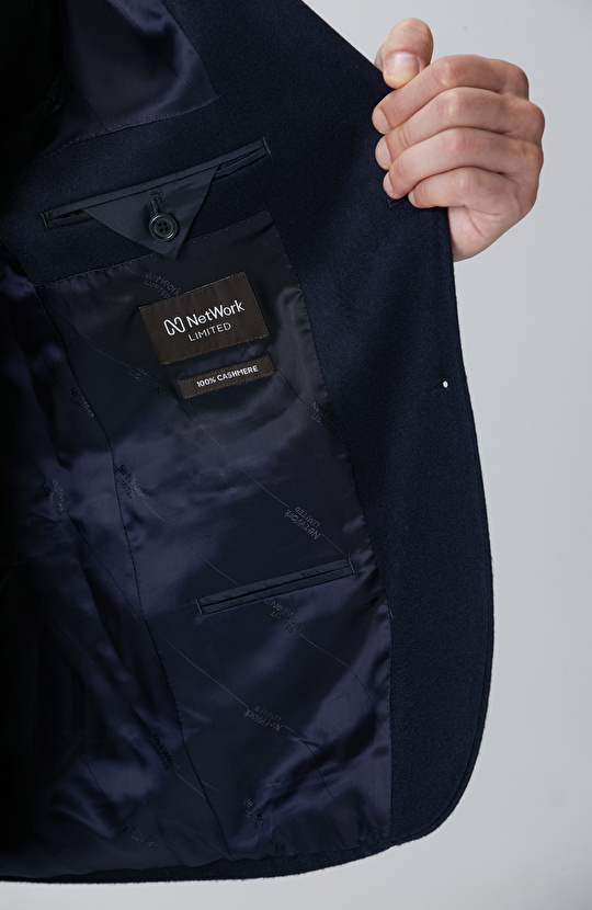 Limited Lacivert Kaşmir Ceket