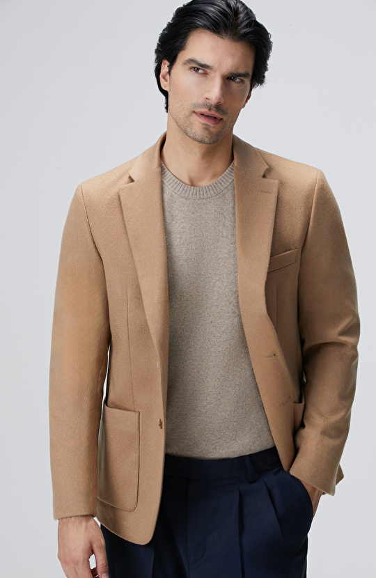 Limited Camel Kaşmir Ceket