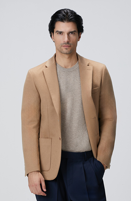 Limited Camel Kaşmir Ceket