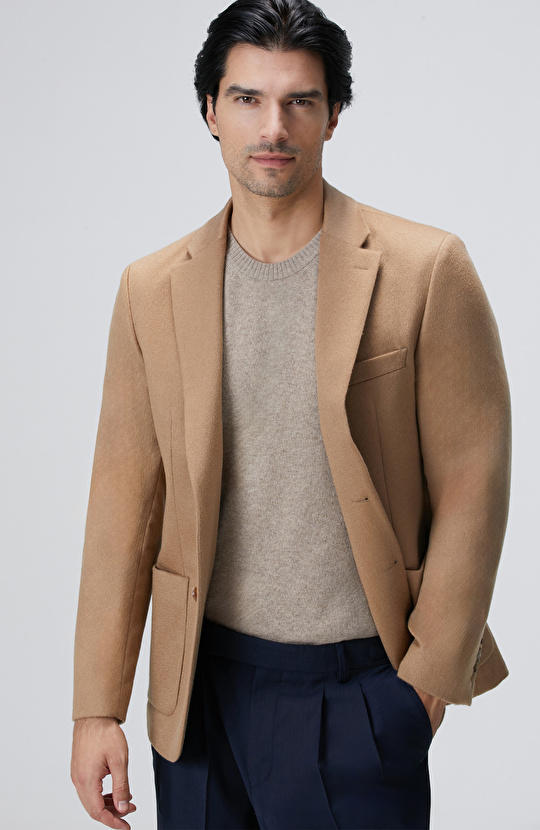 Limited Camel Kaşmir Ceket