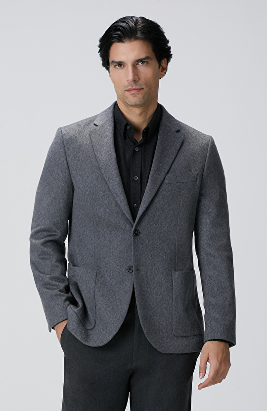 Limited Antrasit Kaşmir Ceket