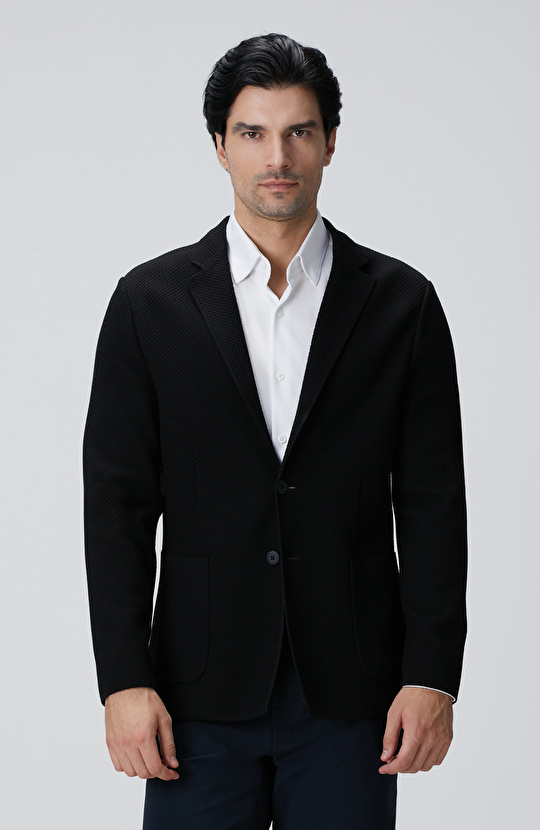 N-Tech Siyah Triko Ceket