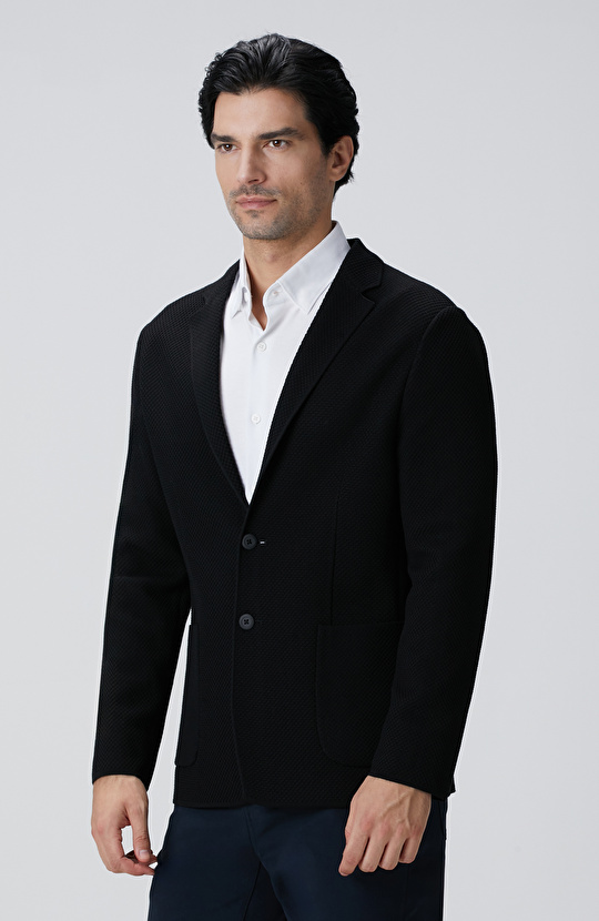 N-Tech Siyah Triko Ceket