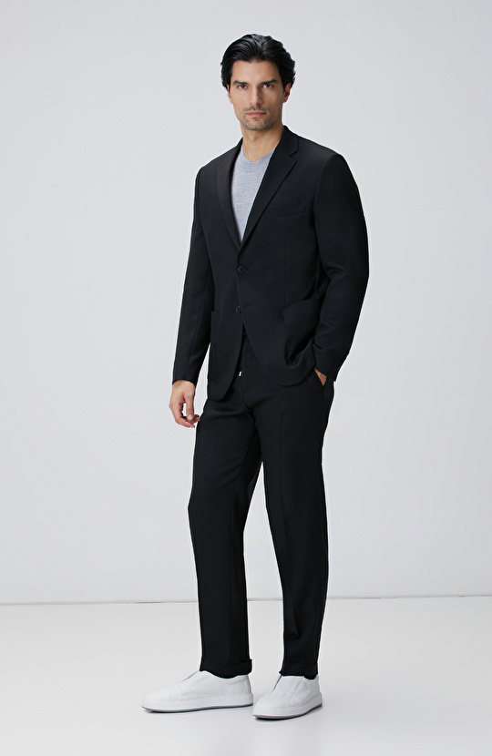 Gri Melanj Yün Karışımlı Triko Kazak