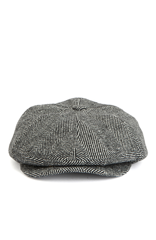 Antrasit Yün Karışımlı Erkek Şapka