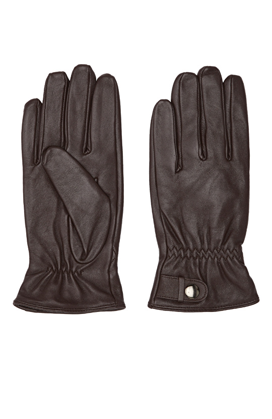 Kahverengi Erkek Deri Eldiven Kahverengi Erkek Deri Eldiven