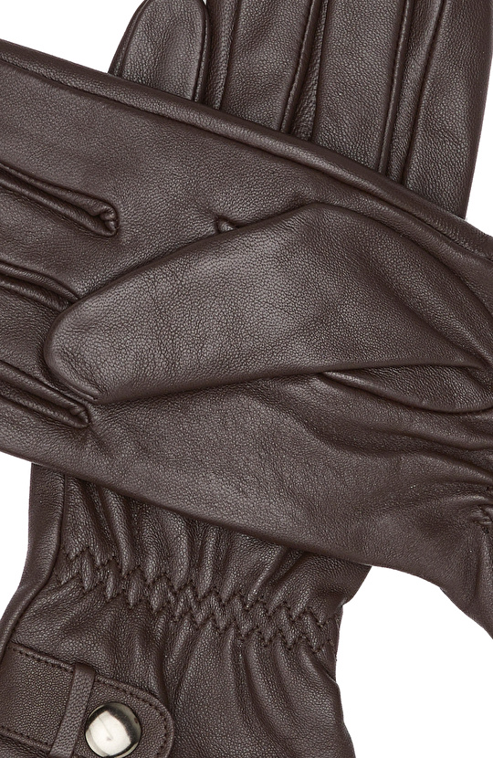 Kahverengi Erkek Deri Eldiven