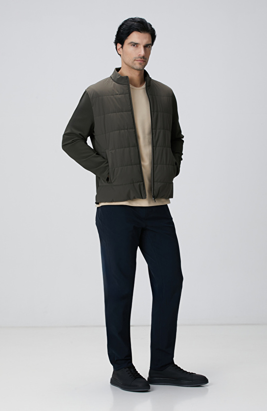 Haki Triko Kollu Mont