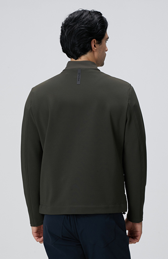 Haki Triko Kollu Mont