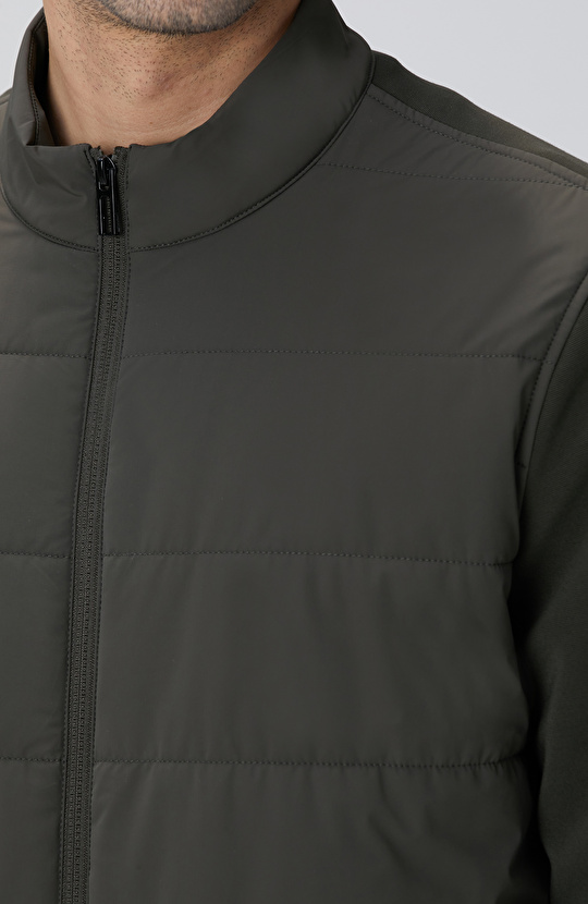 Haki Triko Kollu Mont