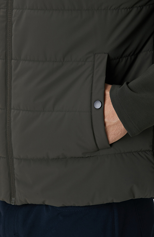 Haki Triko Kollu Mont