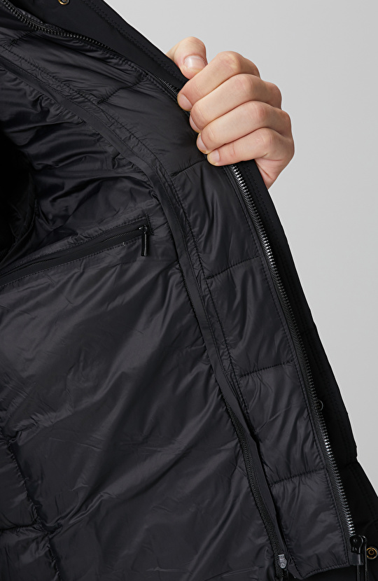 Siyah Puffer Coat Ceket