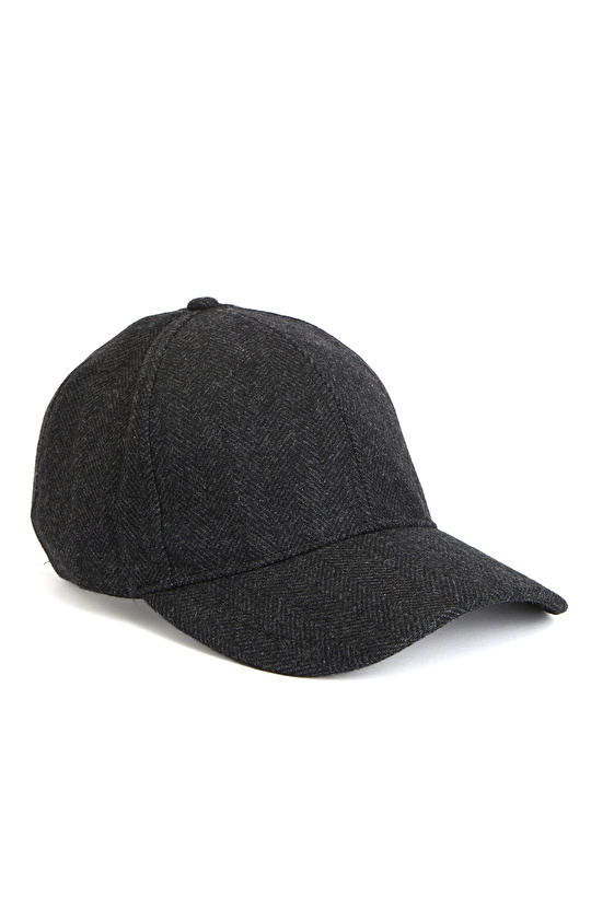 Yün Karışımlı Erkek Şapka