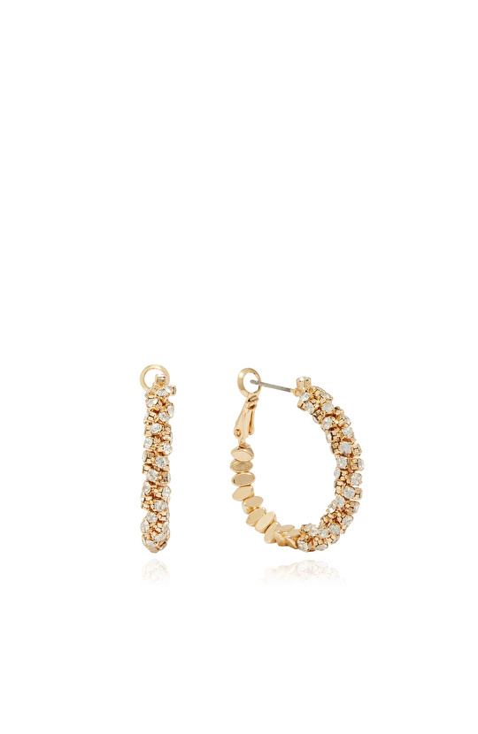 Gold Altın Rengi Kadın Küpe