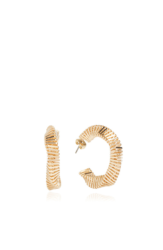 Gold Altın Rengi Kadın Küpe