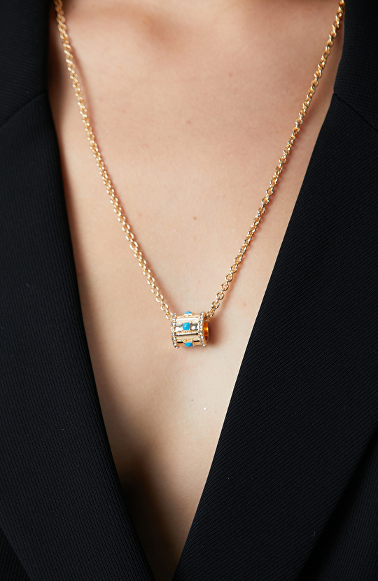 Gold Altın Rengi Kadın Kolye