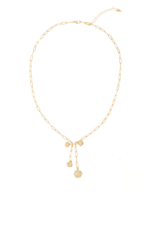 Gold Altın Rengi Kolye