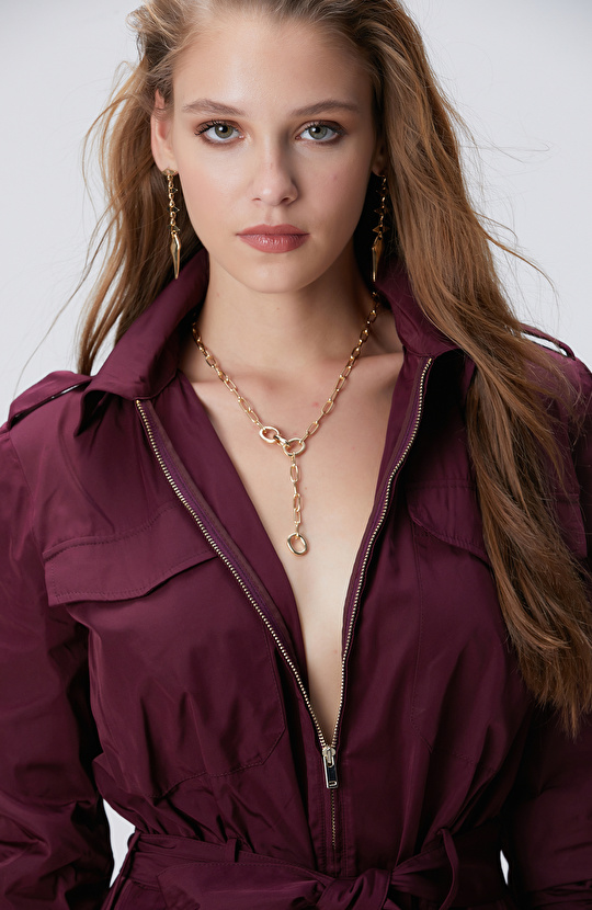 Gold Altın Rengi Kolye