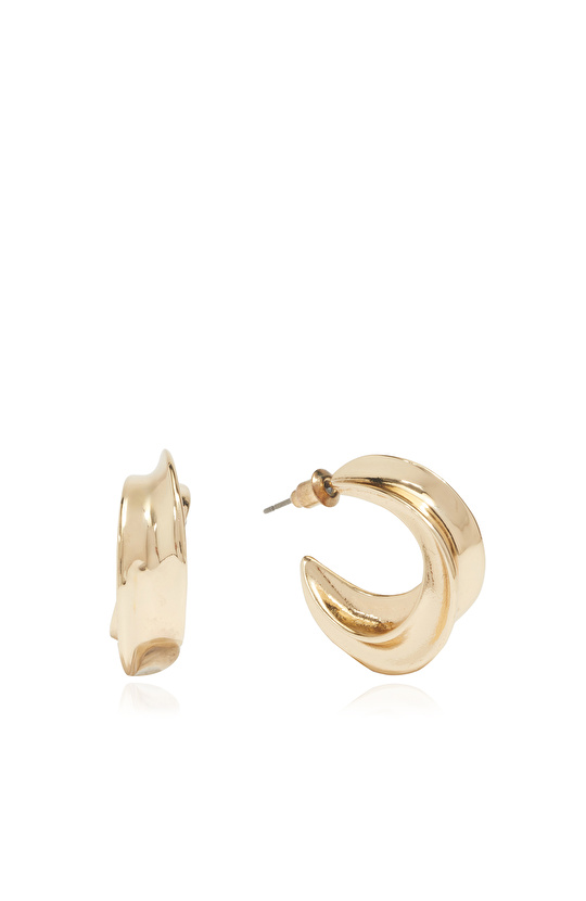 Gold Kadın Halka Küpe